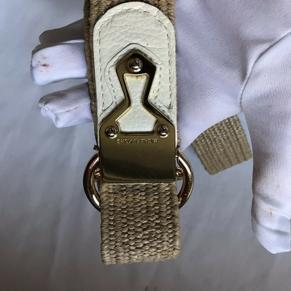Michael Kors Woven White Belt - Picture 4 of 5